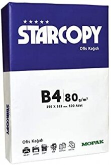 Mopak Starcopy B4 80g 500 Yaprak Fotokopi Kağıdı kullananlar yorumlar